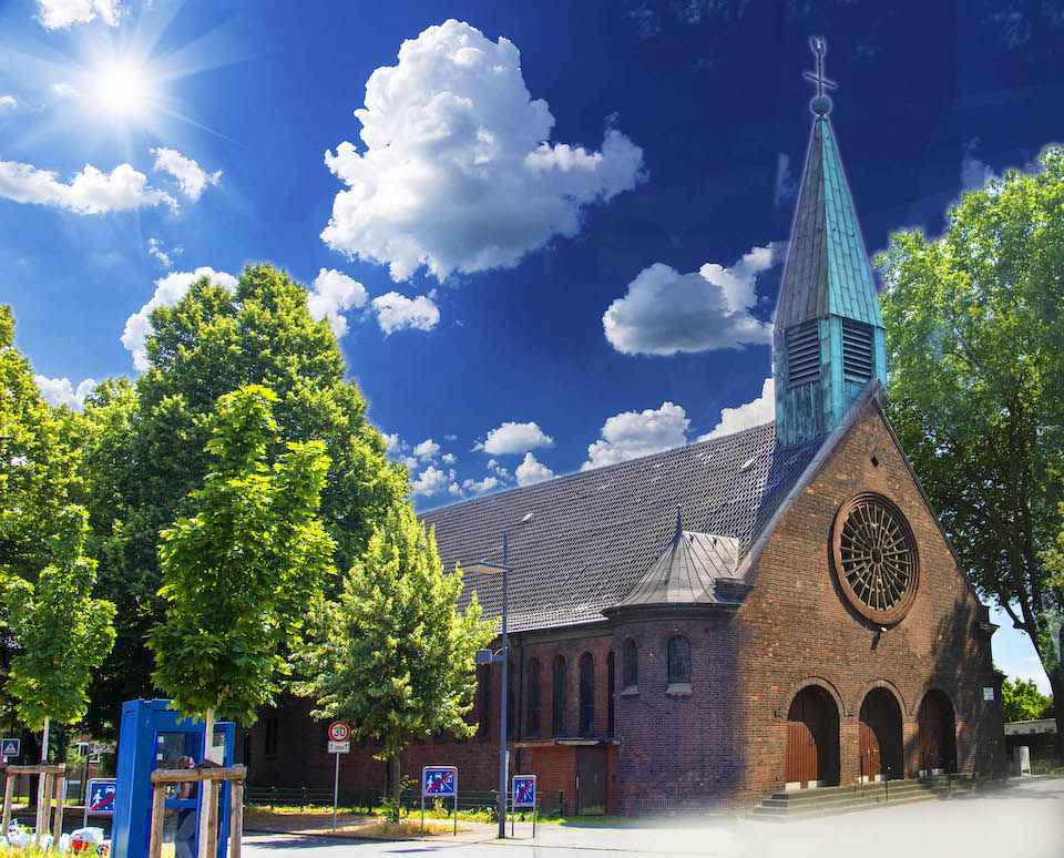 Saal der Kulturkirche Duisburg in Beeckerwerth